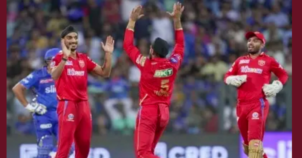 <p>IPL 2023: Punjab Kings score the second-most runs in the final six overs of an inning in IPL history vs MI.</p>